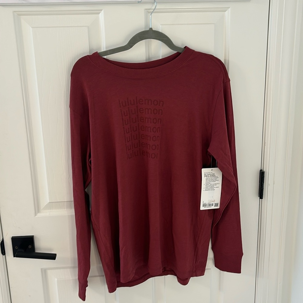 Lululemon All Yours Long Sleeve graphic shirt
